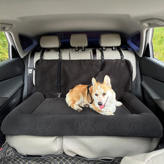 KFX-8347197 Removable and Washable Gray Car Pet Pad with High-Density Sponge Filling, 120CM x 50CM x 50CM