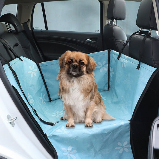 KFX-9002557 Waterproof Pet Car Mat with Easy Clean Zipper Design - 53cm x 60cm x 35cm