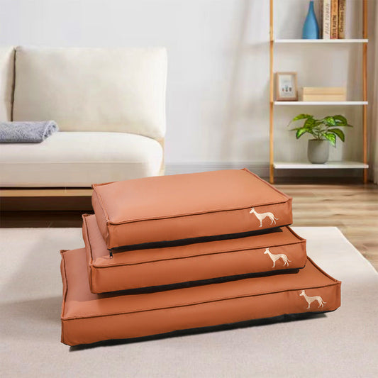 KFX-9068093 Waterproof Removable Washable Scratch-Resistant Cat Litter Mat - Silver Gray, Matcha, Amber Options, Sizes S, M, L