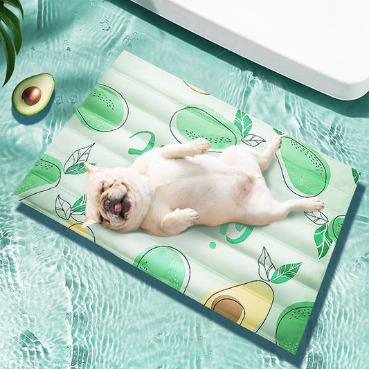 KFX-9363005 Washable Summer Mat for Pets - Comfortable Oxford Cloth with Non-Toxic Gel for Dogs & Cats in Various Fun Designs