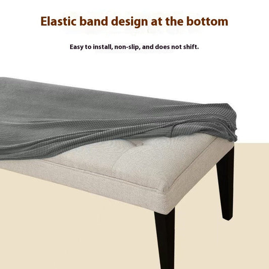 Household Corn Flannel Stretch Length Chair Cover