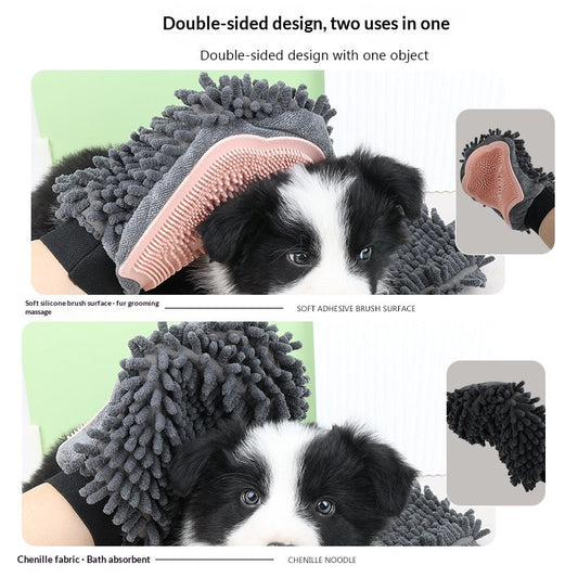 Pet Bath Dual-Sided Cleaning Massage Brush