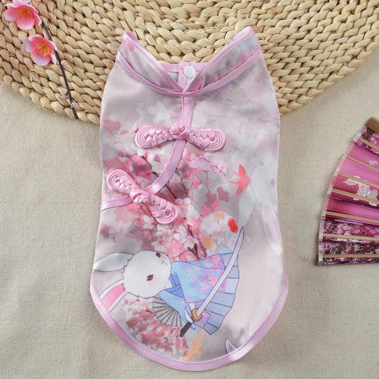 Pet Clothes New Summer Cheongsam Skirt