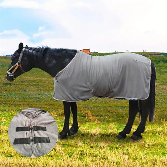 Winter Soft And Thickened Mosquito And Insect Protection Warm Horsecloth