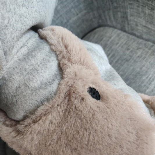 Spring, Autumn And Winter Plush Rabbit Dress