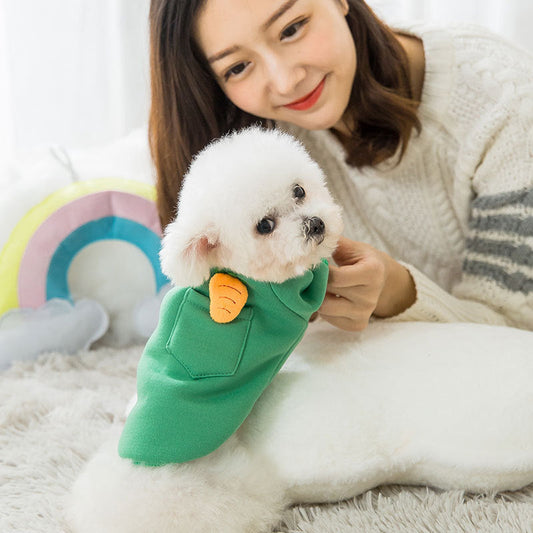 Pocket radish doggie clothes for autumn and winter