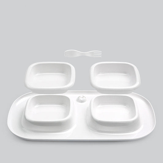 Pet cat bowl double bowl