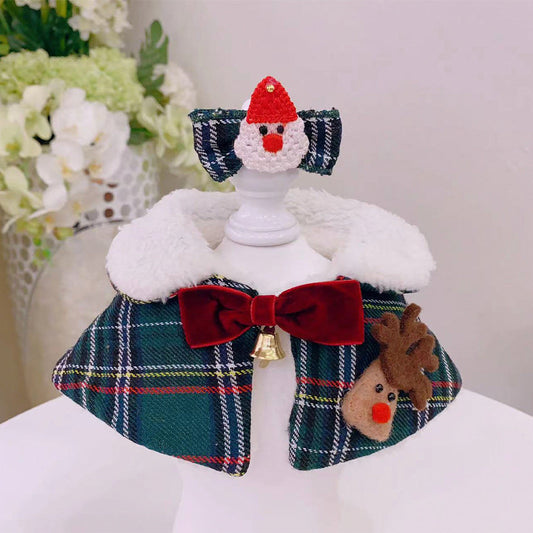 Pet Christmas Clothes Scarves Capes And Outfits
