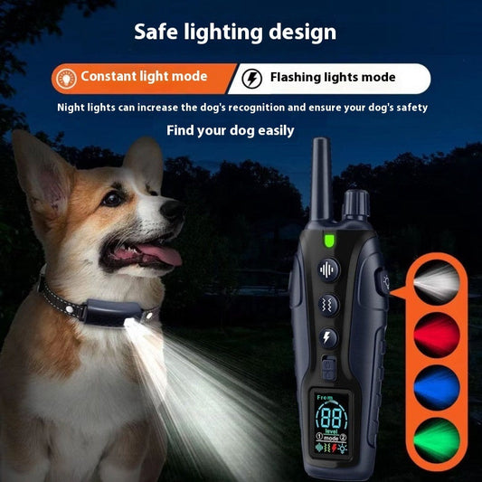 KFX-0117437 Remote Control Dog Training Collar - Waterproof, Color Screen, Dual Power, 1000m/2000m Range