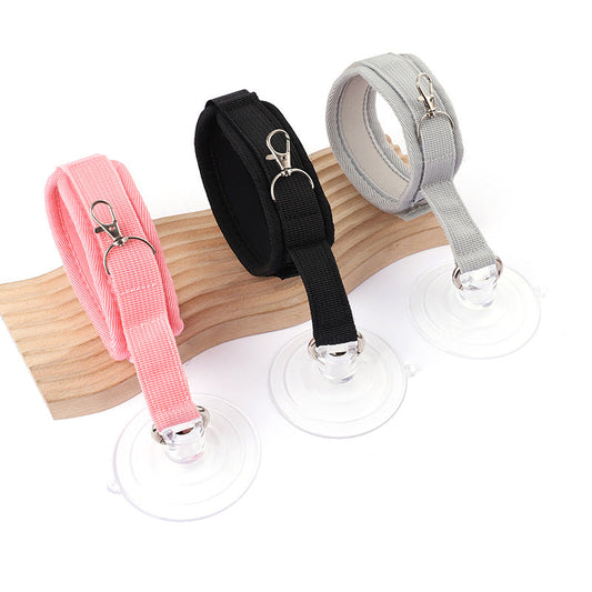 KFX-0182973 Portable Pet Bathing Collar with Suction Cup for Cats and Puppies