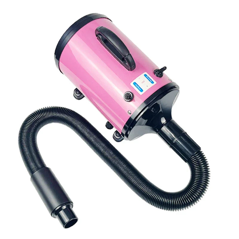 KFX-021459 High Velocity Low Noise Pet Dryer for Cats and Dogs - 3200W Metal Surface Blower