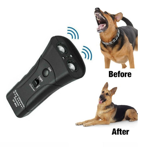 KFX-0287677 Ultrasonic Dog Training Flashlight with Dog Chaser and Night Light Function