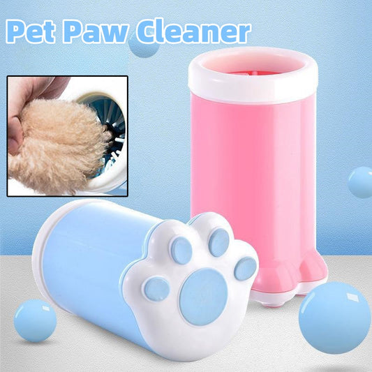 KFX-0367293 Portable Dog and Cat Paw Cleaning Cup - Silicone Foot Washing Tool for Small Pets