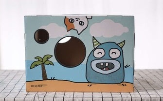 KFX-0612285 Milk Carton Cat Scratcher Toy - High-Density Corrugated Paper, Multiple Flavors