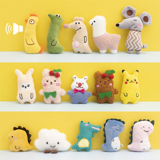 KFX-0619453 Interactive Catnip Dinosaur Plush Toy for Engaging Feline Playtime