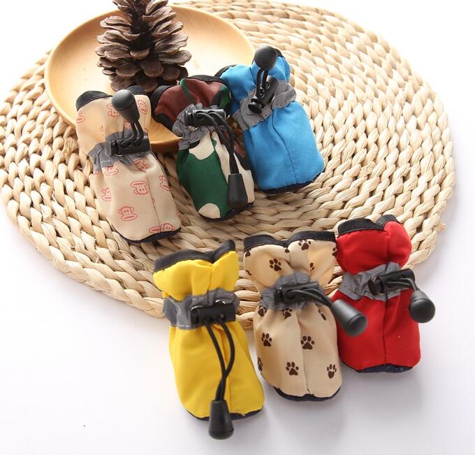 KFX-0755517 Stylish Tarpaulin Dog Shoes for Puppies in Various Colors