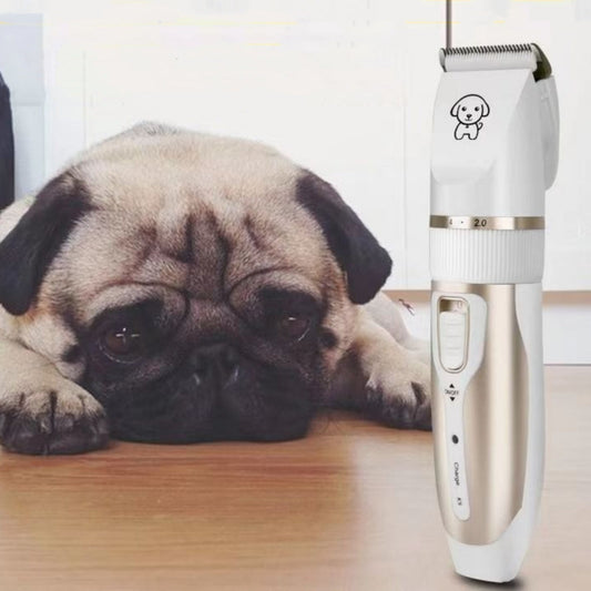 KFX-0826045 Electric Pet Clipper for Cats and Dogs with Stainless Steel Ceramic Blades and Accessories