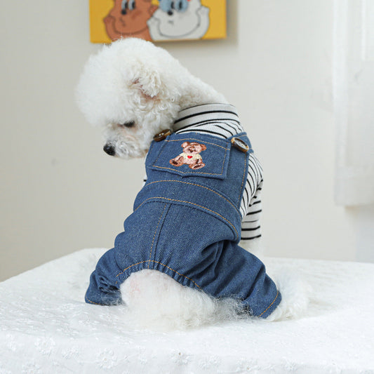 KFX-0905661 Cute Bear Bubble Overalls for Dogs - Various Sizes Available