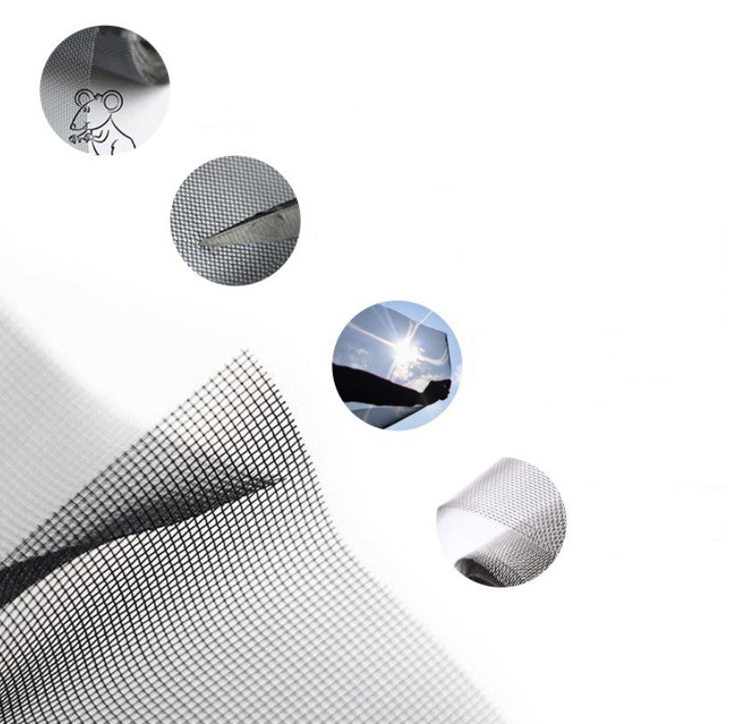 KFX-0983741 Lockable Plastic Pet Door for Screens and Windows - Durable ABS Material, Easy Access for Dogs and Cats, Black