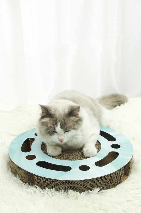 KFX-1005501 Large Cat Scratching Board in Corrugated Paper - Rectangle, Square, and Round Styles