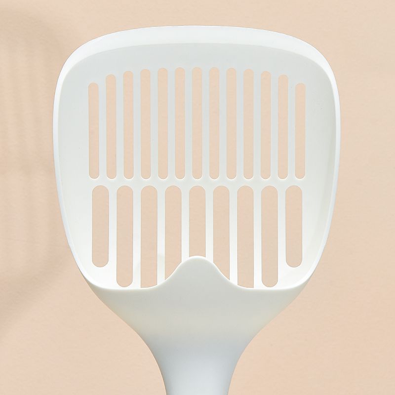KFX-1016509 Self-Cleaning Cat Litter Scoop with Base - Durable Plastic Shovel for Efficient Pet Litter Maintenance