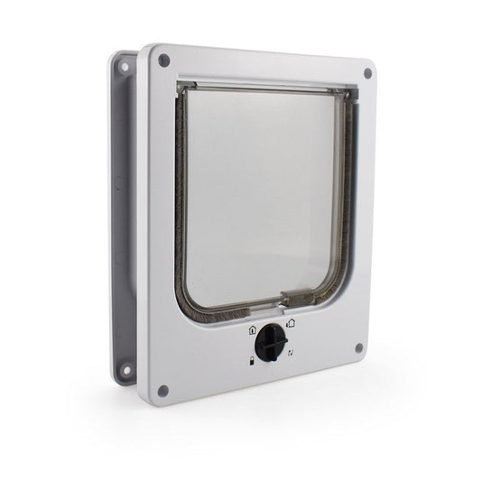 KFX-1049277 Interior Cat and Dog Door with Rotary Lock and Magnetic Closure - Weatherproof, Multiple Sizes Available