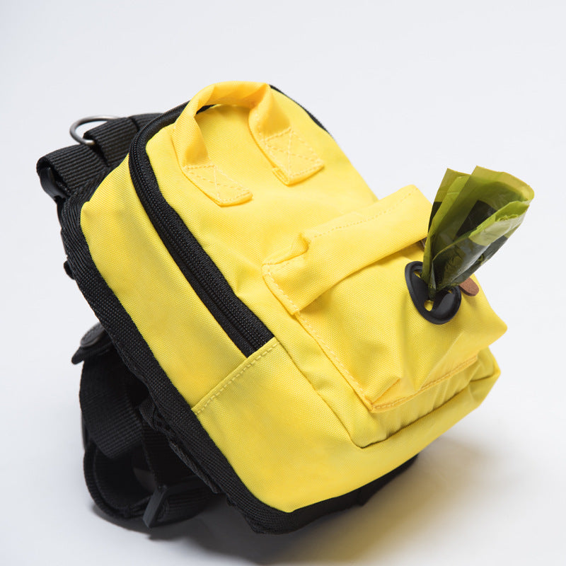 KFX-1132861 Washable Square Pet Backpack for Small Dogs - Pink, Army Green, Yellow Options