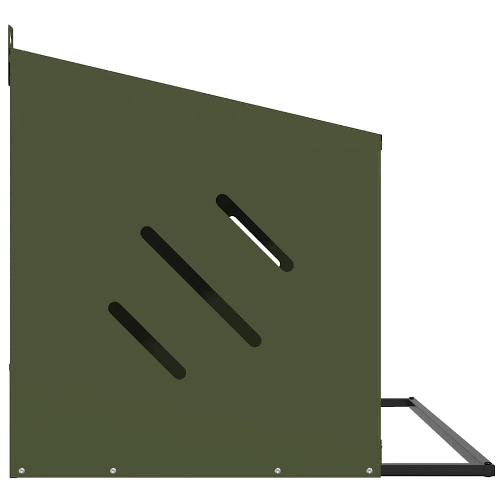 KFX-1170749 Olive Green Chicken Nesting Box with 3 Compartments for Comfortable Egg Laying