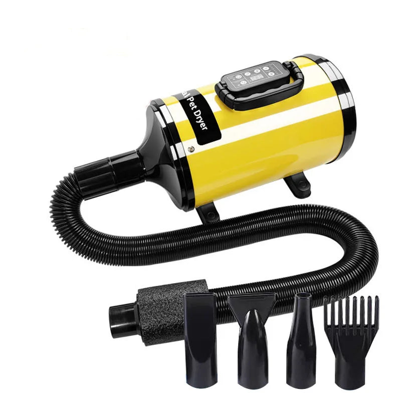 KFX-119763 Adjustable Speed Silent Pet Hair Dryer for Dogs and Cats, 220V, Multiple Colors Available