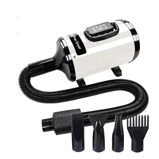 KFX-119763 Adjustable Speed Silent Pet Hair Dryer for Dogs and Cats, 220V, Multiple Colors Available