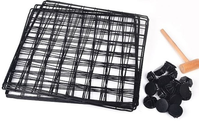 KFX-1203517 Folding Iron Pet Park Cage for All Types of Pets - Versatile and Durable Design