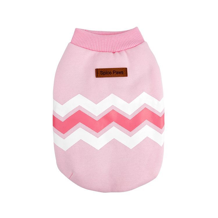 KFX-1352253 Cozy Pure Cotton Pet Hoodie Sweatshirt in Blue and Pink for Dogs