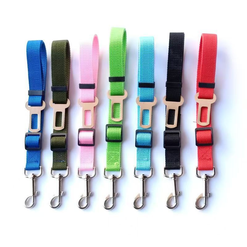 KFX-1493693 Adjustable Dog Seat Belt Harness Leash - Dog Collar for Safe Travel in Cars