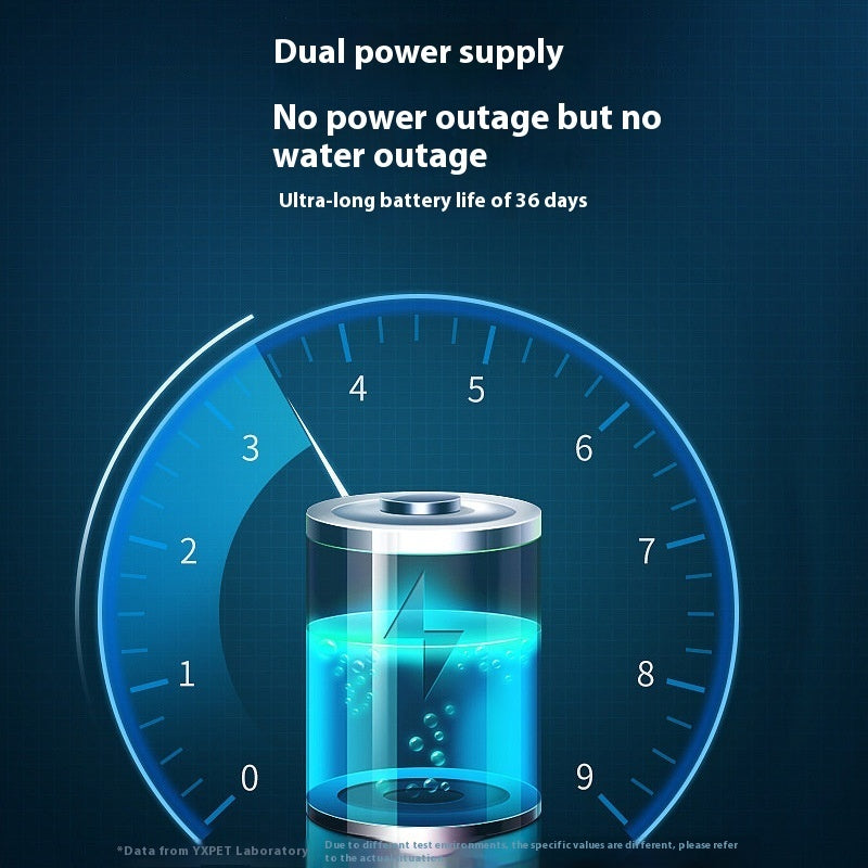 KFX-1579709 Stainless Steel Automatic Pet Water Dispenser with Rechargeable Battery and 4-Liter Capacity