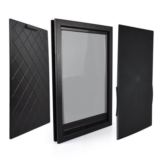 KFX-1671869 Large PVC Pet Dog Door with Waterproof Cover for Easy Access