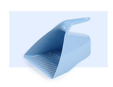 KFX-1802941 Cat Litter Scoop - Durable Plastic, Available in Pink, Green, and Sky Blue