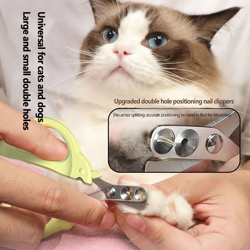KFX-1901245 Pet Grooming Nail Clipper for Cats and Dogs, Safe and Easy Nail Trimming Tool with Rounded Blade