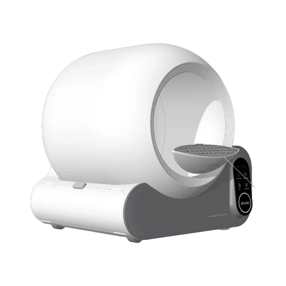 KFX-195539 Automatic Self-Cleaning Cat Litter Box with Smart APP Control, Odor Control, and Large Capacity for Cats 1.5-10KG