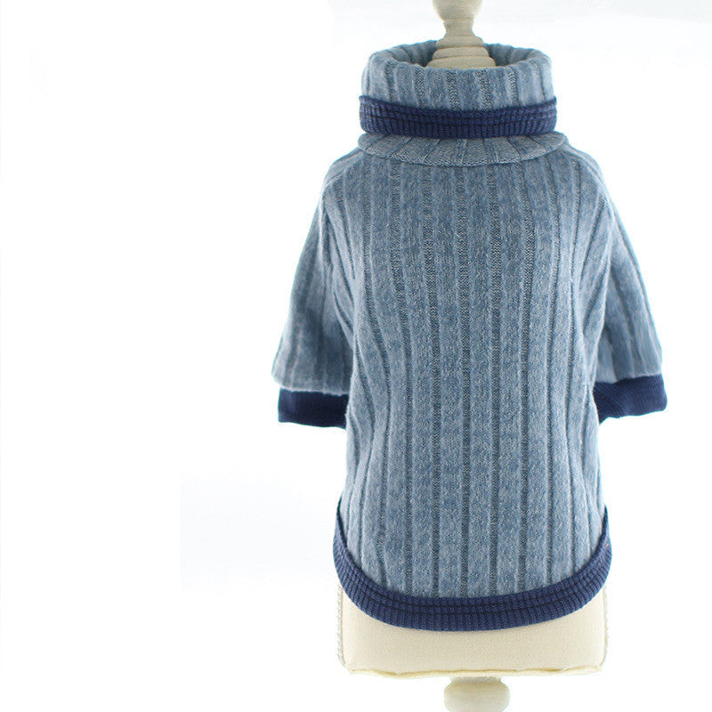 KFX-1974845 Cozy Two-Piece Dog Costume for Small Pets in Pink, Blue, and Gray Cotton Styles