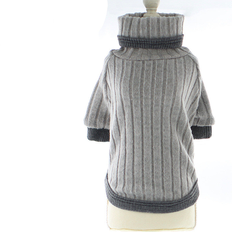 KFX-1974845 Cozy Two-Piece Dog Costume for Small Pets in Pink, Blue, and Gray Cotton Styles