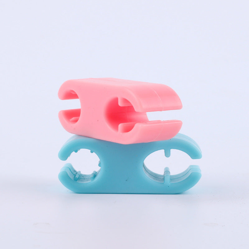 KFX-2028477 Pet Selfie Clip Camera Lens - Silicone Accessory for Capturing Moments in Blue or Pink