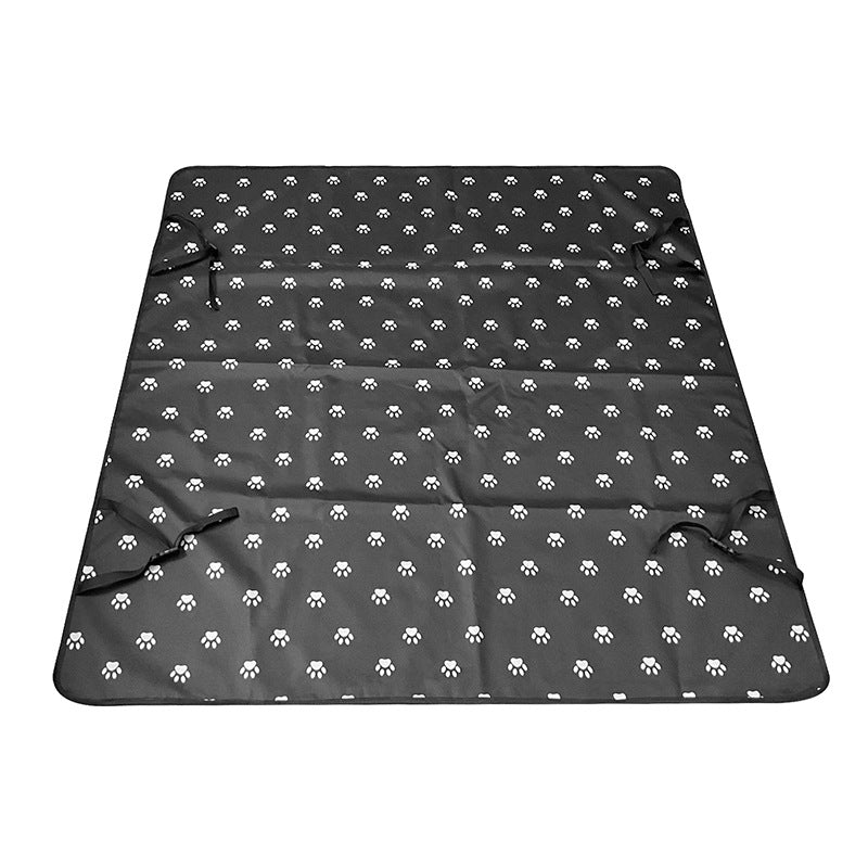 KFX-2151229 Water and Dirt Resistant Car Pet Mat for Rear Seat with Various Colors and Patterns