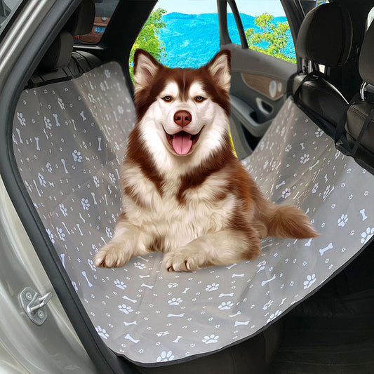 KFX-2151229 Water and Dirt Resistant Car Pet Mat for Rear Seat with Various Colors and Patterns