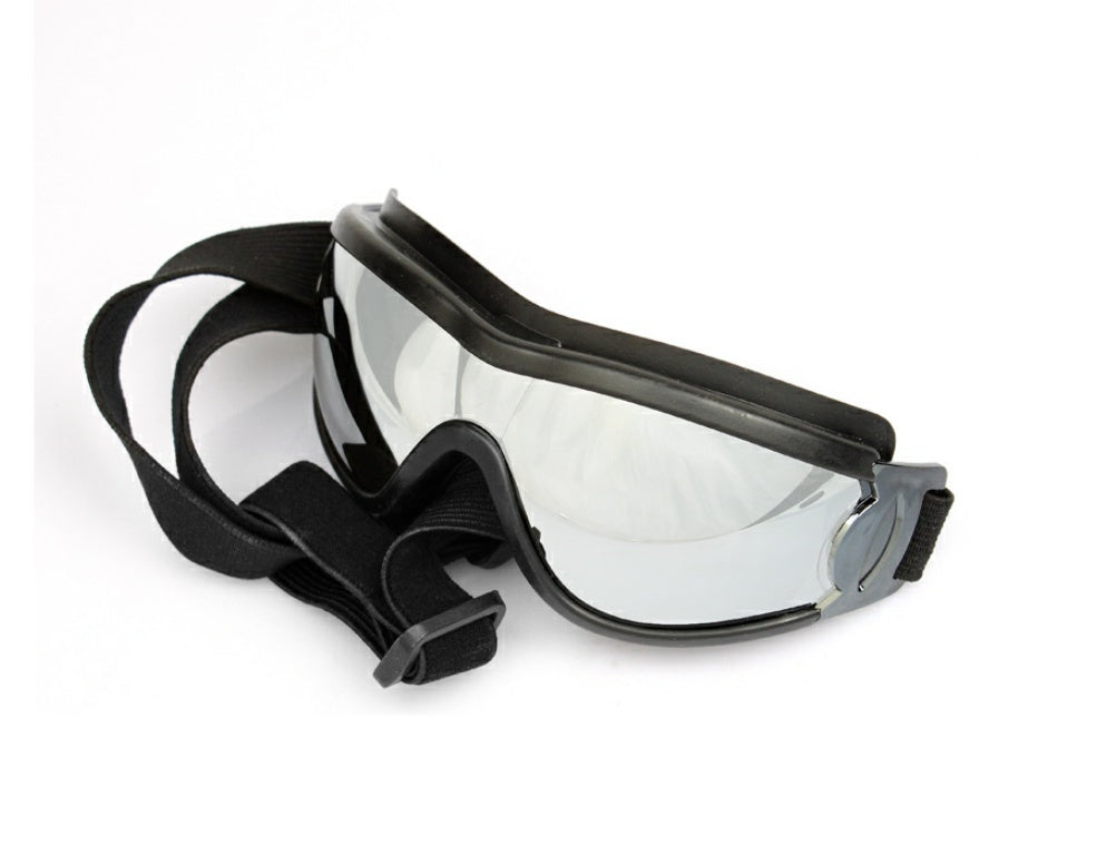 KFX-2159549 Waterproof UV Protecting Dog Goggles for Large Dogs - Black PVC Frame and PC Lens