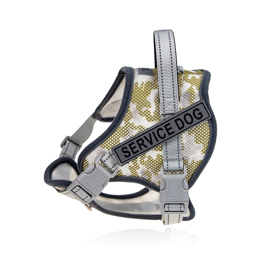 KFX-2265277 Colorful Reflective Pet Harness with Neck Protection and Anti-Strangulation Features