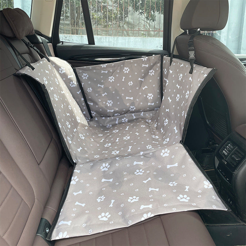 KFX-2413373 Waterproof Double Layer Pet Car Mat for Dogs and Cats - 60x50x35CM Pet Hanging Basket