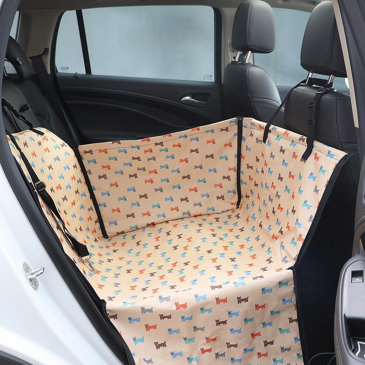 KFX-2413373 Waterproof Double Layer Pet Car Mat for Dogs and Cats - 60x50x35CM Pet Hanging Basket