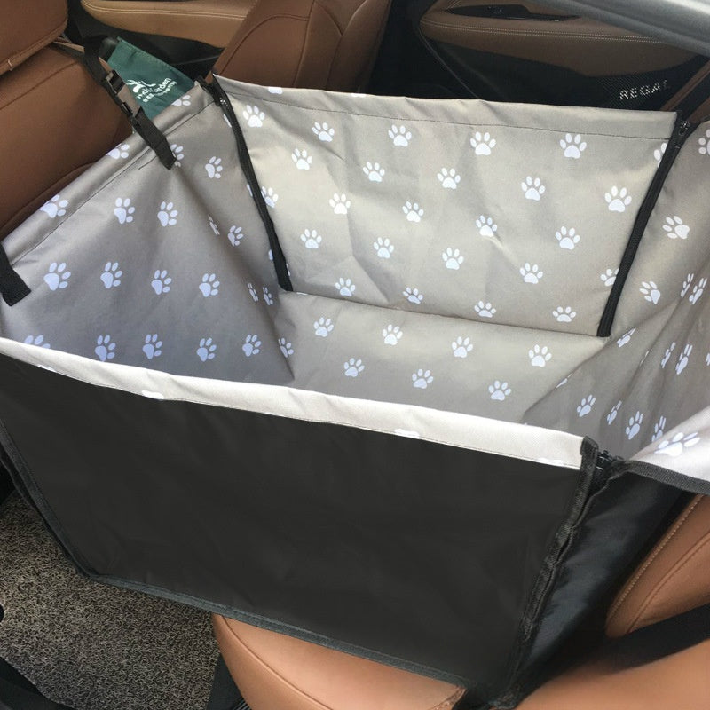 KFX-2413373 Waterproof Double Layer Pet Car Mat for Dogs and Cats - 60x50x35CM Pet Hanging Basket