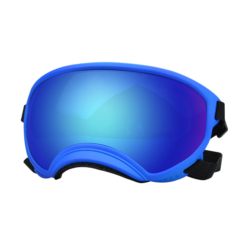 KFX-2552765 Ski Dog Goggles with Double Layer Anti-Fog Lens for Wind and Sand Protection