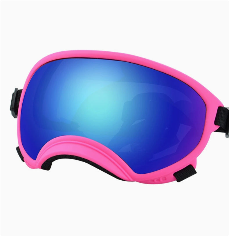 KFX-2552765 Ski Dog Goggles with Double Layer Anti-Fog Lens for Wind and Sand Protection